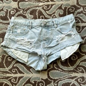 One teaspoon denim shorts 26